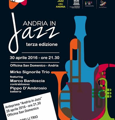 Locandina ANDRIA IN JAZZ