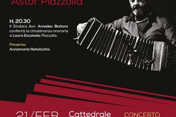 Grafica Cerimonia di conferimento Cittadinanza Onoraria a Laura Escalada Piazzolla