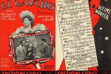 Spartito El Gaucho - Archivio Schipa - Carluccio