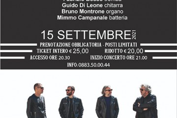 Loc. Bariville IVtet con Fabrizio Bosso, 15 settembre Palazzo delle Arti Beltrani